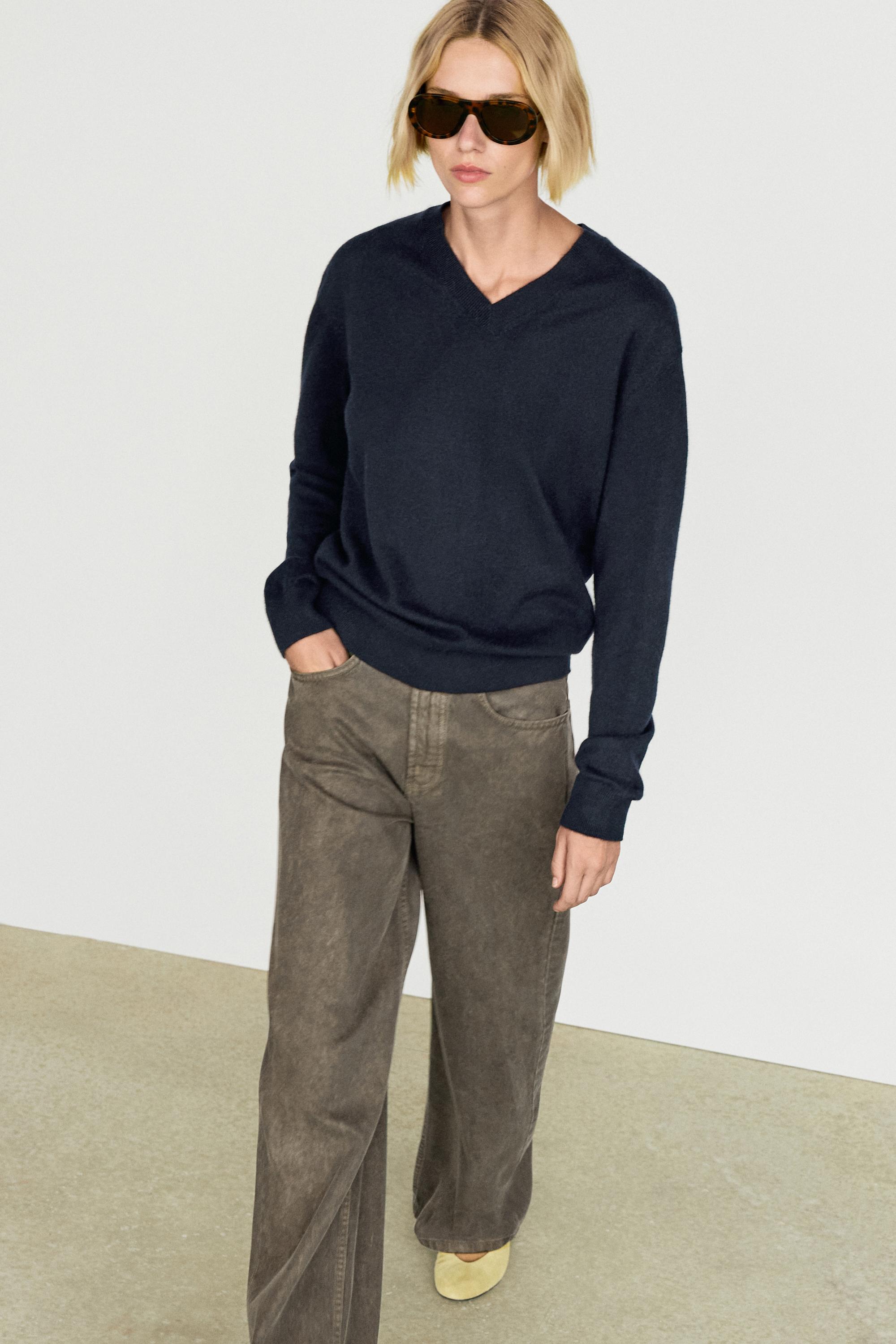 Pull en maille 100 % cachemire